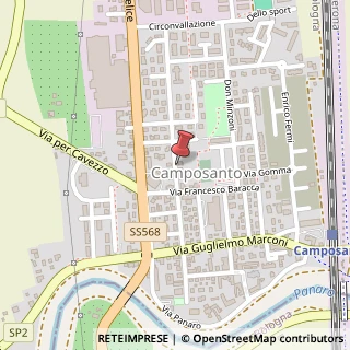Mappa Via Pietro Giannone, 67, 41031 Camposanto, Modena (Emilia Romagna)