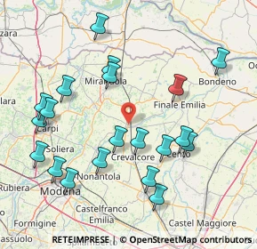 Mappa Via Pietro Giannone, 41031 Camposanto MO, Italia (17.387)