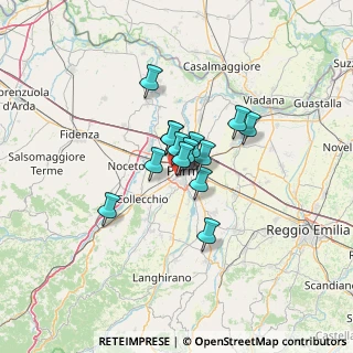 Mappa Via la Spezia, 43125 Parma PR, Italia (7.75929)