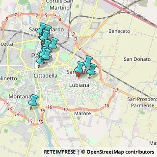 Mappa Via Filippo Magawly, 43123 Parma PR, Italia (2.12733)