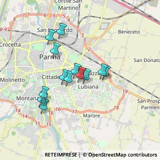 Mappa Via Marzabotto, 43123 Parma PR, Italia (1.52385)