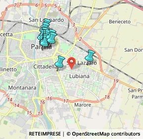 Mappa Via Marzabotto, 43123 Parma PR, Italia (1.88857)