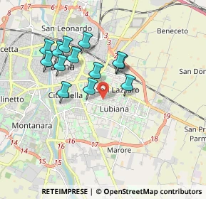 Mappa Via Marzabotto, 43123 Parma PR, Italia (1.62231)