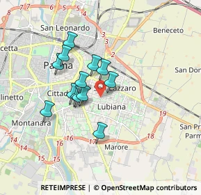 Mappa Via Marzabotto, 43123 Parma PR, Italia (1.33154)