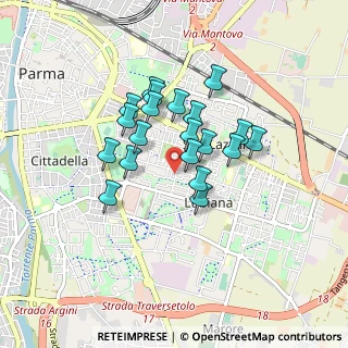 Mappa Via Marzabotto, 43123 Parma PR, Italia (0.6725)