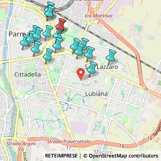 Mappa Via Marzabotto, 43123 Parma PR, Italia (1.2345)
