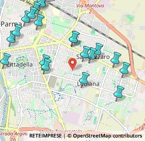 Mappa Via Marzabotto, 43123 Parma PR, Italia (1.238)