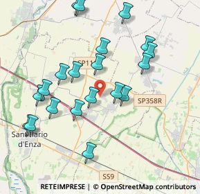 Mappa Via Torre, 42040 Campegine RE, Italia (4.0965)