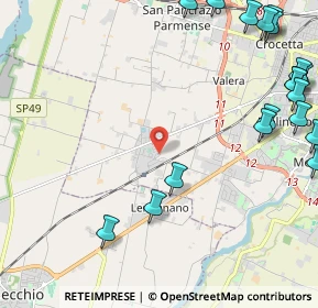 Mappa Via Ettore Vignoli, 43126 Vicofertile PR, Italia (3.255)