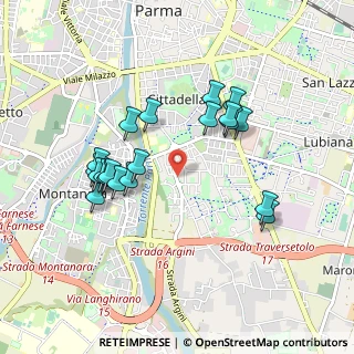 Mappa Via Pastrengo, 43123 Parma PR, Italia (0.8905)