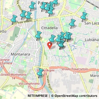 Mappa Via Pastrengo, 43123 Parma PR, Italia (1.216)