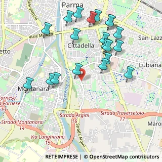 Mappa Via Pastrengo, 43123 Parma PR, Italia (1.145)