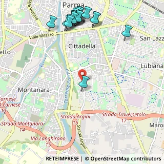 Mappa Via Pastrengo, 43123 Parma PR, Italia (1.438)