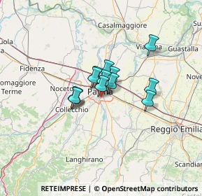 Mappa Via Pastrengo, 43123 Parma PR, Italia (7.65462)