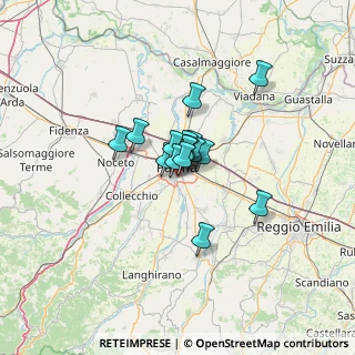 Mappa Via Pastrengo, 43123 Parma PR, Italia (7.04125)