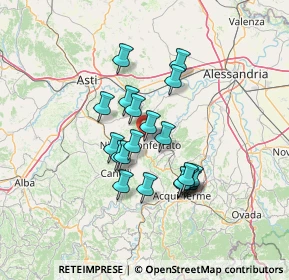 Mappa Strada San Pietro, 14049 Nizza Monferrato AT, Italia (10.9145)