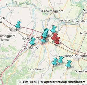 Mappa Via Don Ennio Bonati, 43123 Parma PR, Italia (10.77583)