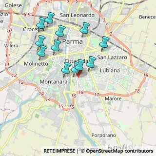Mappa Via Don Ennio Bonati, 43123 Parma PR, Italia (1.83667)