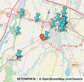 Mappa Via Pontasso, 43126 Parma PR, Italia (4.37824)