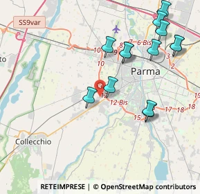 Mappa Via Pontasso, 43126 Parma PR, Italia (4.45692)