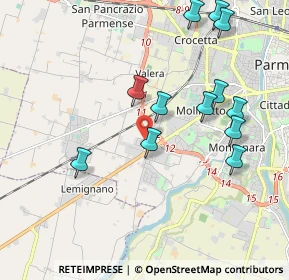 Mappa Via Pontasso, 43126 Parma PR, Italia (2.0875)