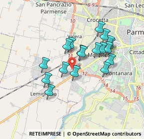 Mappa Via Pontasso, 43126 Parma PR, Italia (1.52167)