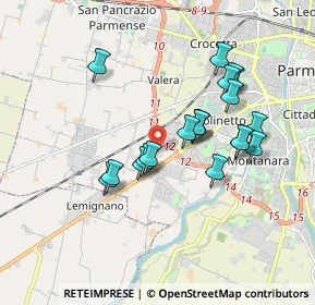 Mappa Via Pontasso, 43126 Parma PR, Italia (1.6095)