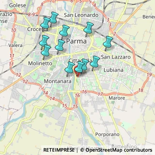 Mappa Via Guido Rossa, 43100 Parma PR, Italia (1.76167)