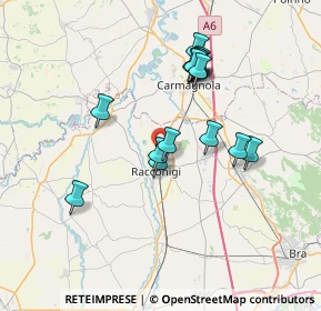 Mappa Strada Antica per Carmagnola, 12035 Racconigi CN, Italia (6.51813)