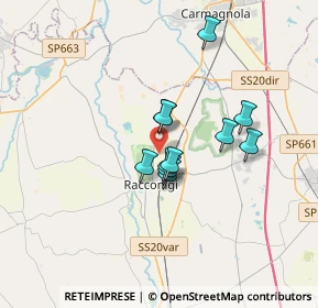 Mappa Strada Antica per Carmagnola, 12035 Racconigi CN, Italia (2.44182)