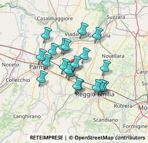 Mappa Via Sorte, 42040 Campegine RE, Italia (10.6815)