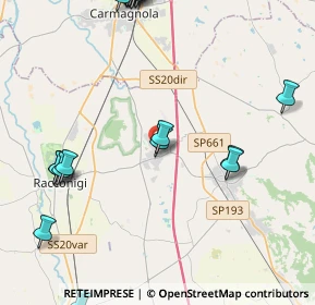 Mappa SP29, 12030 Caramagna Piemonte CN, Italia (5.84842)