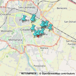 Mappa Via Aldo Moro, 43123 Parma PR, Italia (1.22455)