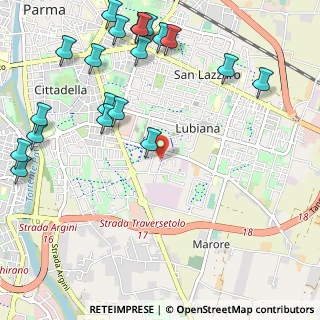 Mappa Via Aldo Moro, 43123 Parma PR, Italia (1.441)