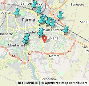 Mappa Via Sandro Pertini, 43123 Parma PR, Italia (1.81)