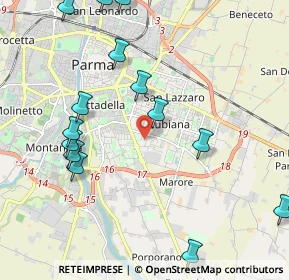 Mappa Via Sandro Pertini, 43123 Parma PR, Italia (2.48286)