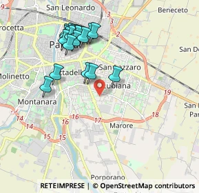 Mappa Via Sandro Pertini, 43123 Parma PR, Italia (1.974)