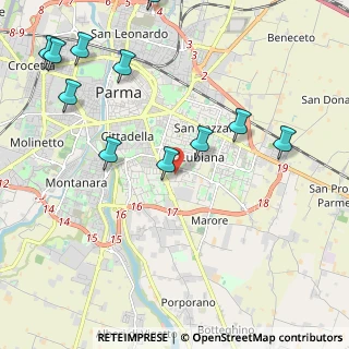 Mappa Via Sandro Pertini, 43123 Parma PR, Italia (2.60636)