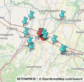 Mappa Via Sandro Pertini, 43123 Parma PR, Italia (9.61063)