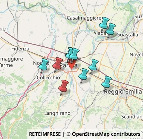 Mappa Via Sandro Pertini, 43123 Parma PR, Italia (10.69273)