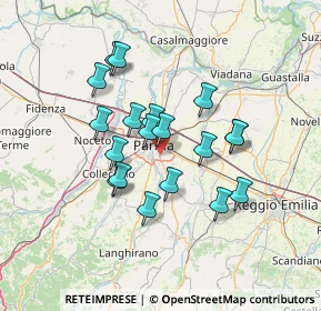 Mappa Via Sandro Pertini, 43123 Parma PR, Italia (11.70947)