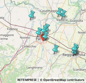 Mappa Via Sandro Pertini, 43123 Parma PR, Italia (15.56167)