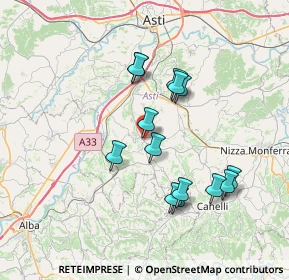 Mappa Via Nizza Asti, 14055 Costigliole d'Asti AT, Italia (6.63214)