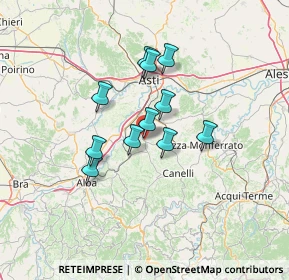 Mappa Via Nizza Asti, 14055 Costigliole d'Asti AT, Italia (10.06182)