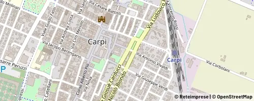 Mappa Carpi