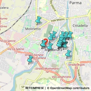 Mappa Via Giovanni Battista Vico, 43125 Parma PR, Italia (0.717)