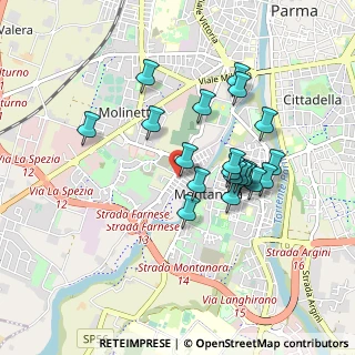 Mappa Via Giovanni Battista Vico, 43125 Parma PR, Italia (0.802)