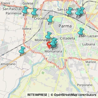 Mappa Via Giovanni Battista Vico, 43125 Parma PR, Italia (2.2425)
