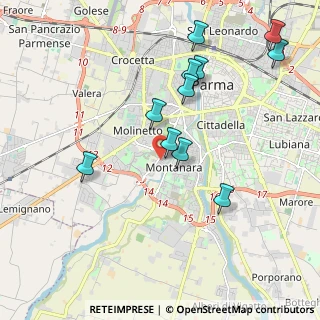 Mappa Via Giovanni Battista Vico, 43125 Parma PR, Italia (2.07)