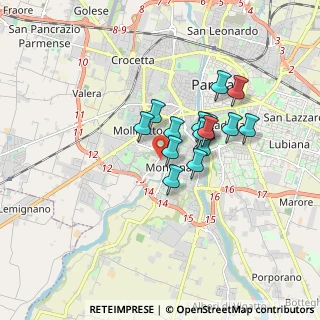 Mappa Via Giovanni Battista Vico, 43125 Parma PR, Italia (1.236)